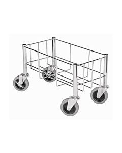 Omcan Wire Dolly with Wheels for Slender Trash Can