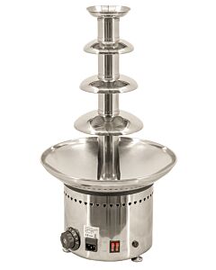 Omcan 4 Tiers Stainless Steel Chocolate Fountain - 110V/60Hz - USA
