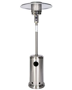 Omcan 87" Portable Propane Patio Heater - Steel, 46000 BTU
