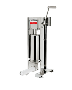 Trento Sausage Stuffer Manual 10 Lbs/5 Kg 2 Speed Vertical And Horizontal Gear Driven Stainless Steel