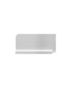 Zanduco Stainless Steel Splash Guard for 24" x 24" Pot Sinks - Left