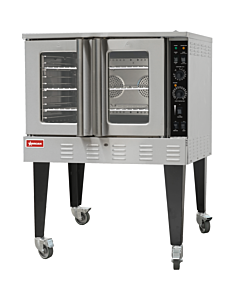 Omcan 40" Single Natural Gas Convection Oven, Full Size - 60,000 BTU