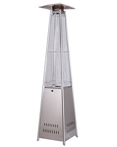 Omcan 89" Portable Pyramid Propane Patio Heater - Steel, 42000 BTU