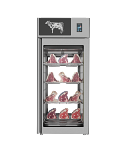 Stagionello® Dry Age 3.0 900 Liter, 225 Kg Dry Aging Cabinet with Humidity Management, 2-Glass View – 220-240V, 1Ph, 548W