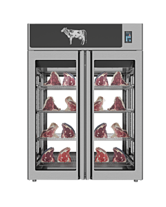 Stagionello® Dry Age 3.0 1400 Liter, 450 Kg Dry Aging Cabinet with Humidity Management, 4-Glass View – 220-240V, 1Ph, 548W