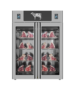 Stagionello® Dry Age 3.0 TWIN 1400 Liter, 150 Kg + 150 Kg Dry Aging Cabinet with Humidity Management, Standard – 220-240V, 1Ph, 548W