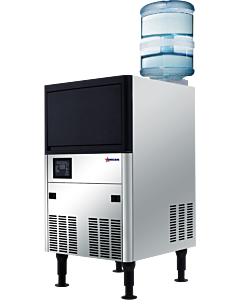 Omcan Ice Maker Production Capacity 80 lb / 36 Kg per Day Dual Water Input - 115V/60/1