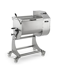 Trento Heavy-Duty 176 lb/80 kg Electric Meat Mixer with 2 Mixing Arms 0.75 Hp - 220V/60/1 (1100W)