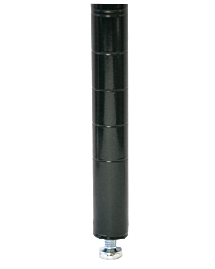 Zanduco Black Commercial Epoxy Post with Leveler - NSF
