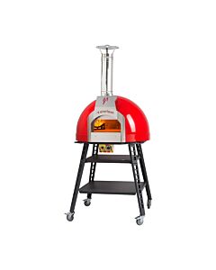 Valoriani Baby 75 Gas Oven with Red Metal Dome - cETLus, ETL Sanitation