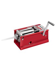 Trento 7lb. Manual Sausage Stuffer with 2-Speed Horizontal Gear Dirve - Red