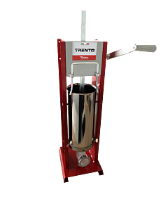 Trento Sausage Stuffer Manual 11 Lbs/5 Kg 2 Speed Vertical Gear Driven Red