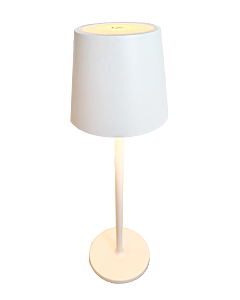 Omcan 3.9" x 14.96" White LED Rechargeable Table Lamp with 5V (3600mA) Battery Power and 3000K/6000K Colour Temperature - CA