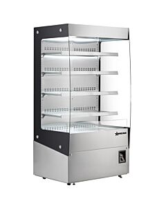 Omcan 46" Open Front Floor Display Warmer with 760L Capacity - 220V, 3100W
