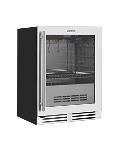 Aurora Single Glass Door Dry Aging Cabinet with 98L Capacity - 120V, 70W