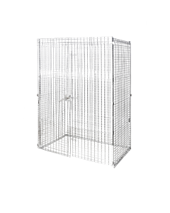 Zanduco 24" Depth Chrome Mobile Security Cage (Panels Only) - NSF