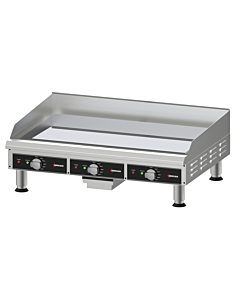 Omcan 36" Chrome Plated Heavy-Duty Griddle - 240V, 10800W