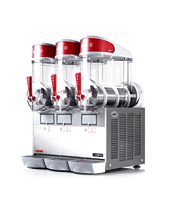 Ugolini MT3 Countertop Triple Bowl Granita / Slushy Machine with Magnetic Drive - 3 x 10L / 2.6 Gal. - USA