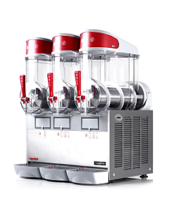 Ugolini MT3 Countertop Triple Bowl Granita / Slushy Machine with Magnetic Drive - 3 x 10L / 2.6 Gal. - CA