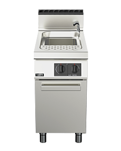 Trento Stainless Steel 12 Gallon Single Tank and Single Burner Pasta Cooker, Natural Gas - 47,500 BTU