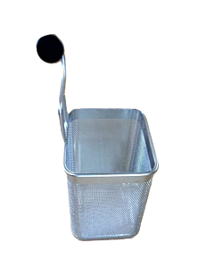 Trento Pasta Cooker Rectangular Basket with Left Handle