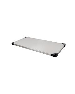 Zanduco 18" Depth Stainless Steel Solid Shelves for Wire Shelving