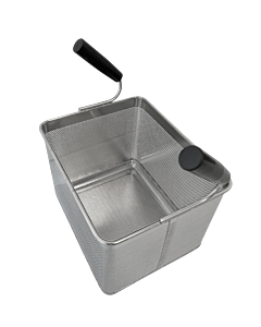 Omcan Half Size (1/2) Pasta Cooker Rectangular Basket with Two Handles