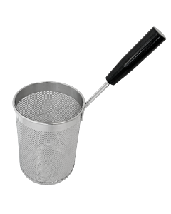 Omcan Sixth Size (1/6) Pasta Cooker Rectangular Basket with Handle - Round