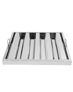 Omcan 20"(H) x 25"(W) x 2"(T) Stainless Steel Range Hood Filter - USA