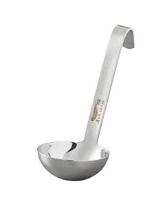 Vollrath 4970410 Jacob's Pride 4 oz. One-Piece Stainless Steel Ladle with Short Handle