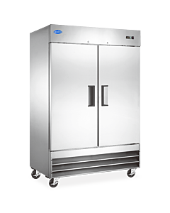 Zanduco 54" 2-Door Reach-In Stainless Steel Freezer with 1330L Capacity - 110V, 1 HP, 780W