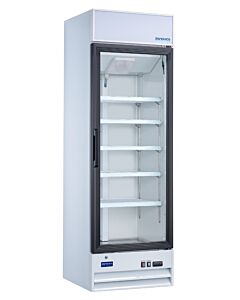 Zanduco 26" Single Glass Door 14 cu.ft. Merchandiser Refrigerator - White - CA