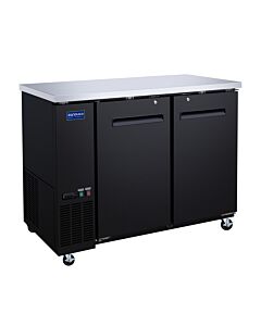 Zanduco 48" Two Solid Door Back Bar Refrigerator - 335L - USA