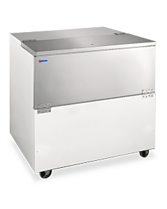 Omcan 34" Milk Cooler with 12.4 cft. (351 Liter) Capacity, Holds up to 8 Milk Crates - 120V 240W
