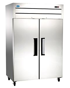 Zanduco 54" Reach-In 2-Doors Stainless Steel Refrigerator with 1220L Capacity - 115V, 456W