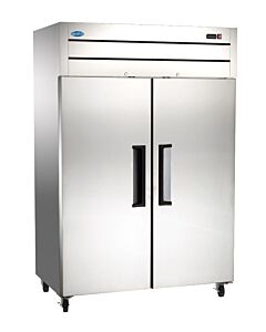 Zanduco 54" Reach-In 2-Doors Stainless Steel Freezer with 1220L Capacity - 115V, 720W