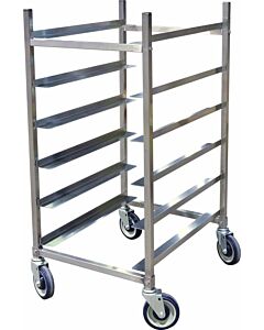 Omcan 6 Slides Universal Pan Rack - Stainless Steel - CA