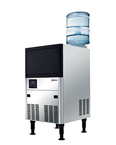 Omcan Ice Maker Production Capacity 80 lb / 36 Kg per Day Dual Water Input - 115V/60/1 - USA