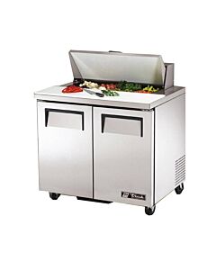 True TSSU-36-08-HC 36" 2-Door Salad/Sandwich Prep Table