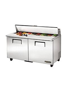 True TSSU-60-16-HC 60" Solid Door Sandwich/Salad Unit