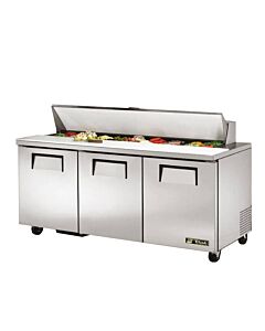 True TSSU-72-18-HC 72"Solid Door Sandwich/Salad Unit