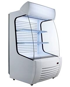 Zanduco 34" Open Refrigerated Floor Display Case with 360L Capacity - 110V, 1.26kW
