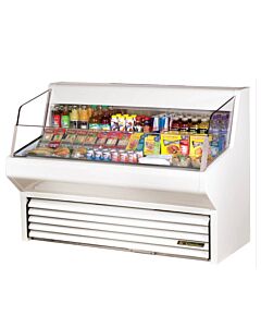True THAC-60-LD 60" Horizontal Air Curtain Refrigerated Merchandiser with LED Lighting - 14.8 Cu. Ft.
