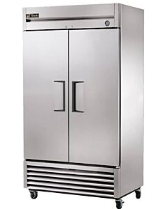 True T-43-HC 47" Two Section Solid Door Reach in Refrigerator - 38.5 cu.ft. - CA