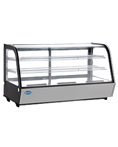Zanduco 48" Countertop Refrigerated Showcase with 202L Capacity - 110V, 340W - USA