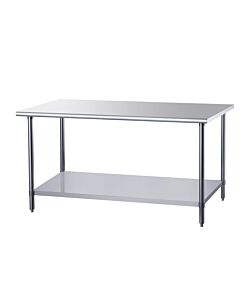 Dukers DCSTW-3048 Stainless Steel Work Table - 36" x 48" x 30" - USA
