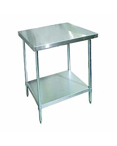 Zanduco 30" Depth All Stainless Steel Worktable with Undershelf