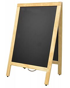 Omcan Sidewalk Menu Chalkboard - Natural Color Frame - USA
