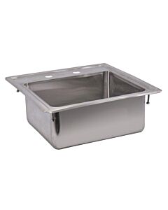 Zanduco Drop In Sink 1-Tub 12-1/4" X 10-1/4" X 5-1/2" Top