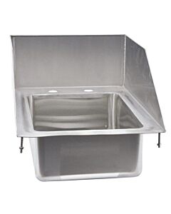 Zanduco Drop In Sink 1-Tub 10" X 14" X 5" Top
